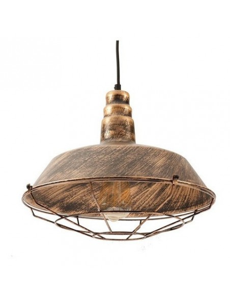 Leuk Kal Rust  Y Cadena Colgante Metalico 1 X E27 3667