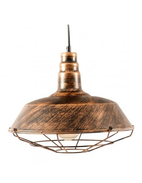 Leuk Kal Rust  Y Cadena Colgante Metalico 1 X E27 3667