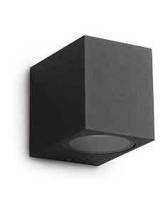 Interelec 402942 Unidireccional Rectang. 1 X Gu-10 Negro Aluminio (55114, Bidireccional) 2