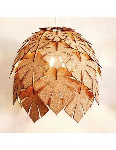 - Seso Colgante Puzzle Palm Cork 1 E-27