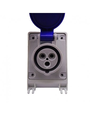 Steck H3006 Base Hembra 3x 16a 2p+t...