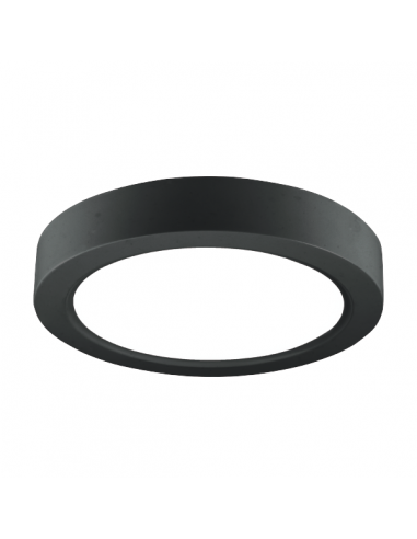 Interelec 404902 Plafon Led Negro...